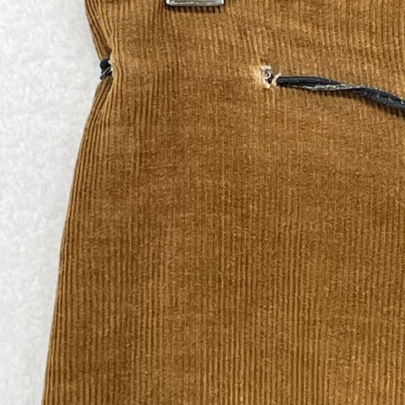 LIZ ROBERTS ROBERT ELLIOT Pants 3 4 Corduroy Tapered Paperbag Riding Brown VTG - Picture 9 of 16